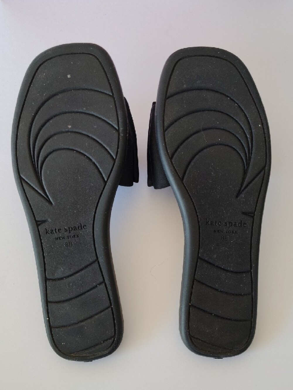 kate spade Black Bow Slip-On Slides Vacation Resort Wear - Picture 6 of 6